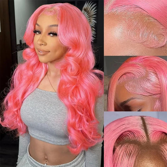 Bumble Bee Pink Wig